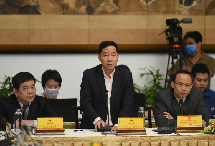 Ông Vũ Thành Tự Anh, Thành viên Tư vấn tổ kinh tế của Thủ tướng: Lực lượng doanh nghiệp Việt Nam vô cùng vững chắc và sẽ đóng vai trò lớn hơn nữa trong 25 năm tới. Ảnh: VGP Ông Vũ Thành Tự Anh, Thành viên Tư vấn tổ kinh tế của Thủ tướng: Lực lượng doanh nghiệp Việt Nam vô cùng vững chắc và sẽ đóng vai trò lớn hơn nữa trong 25 năm tới. Ảnh: VGP