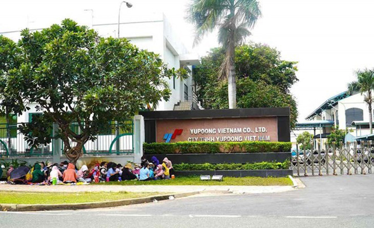 Công nhân Công ty TNHH Yupoong Việt Nam ngừng việc bước sang ngày thứ năm