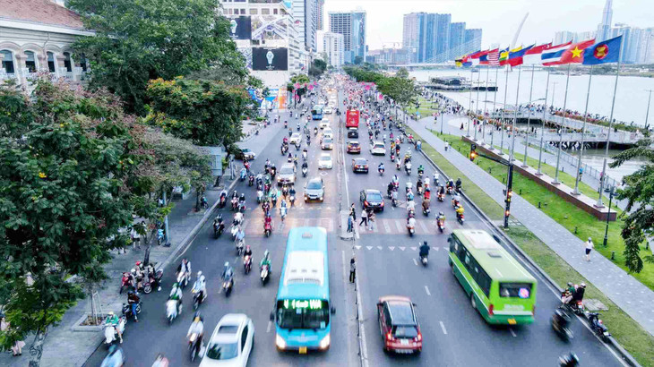 Đường Tôn Đức Thắng qua công viên bến Bạch Đằng sẽ được ngầm hóa, phía trên dành cho không gian đi bộ