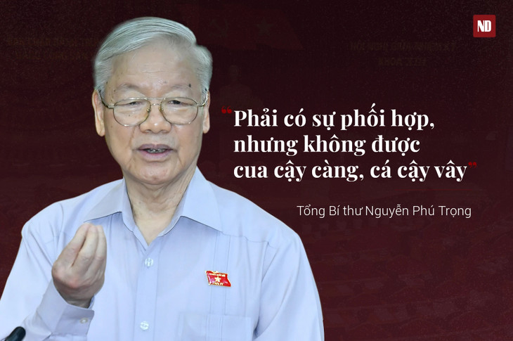 Tổng Bí thư Nguyễn Phú Trọng phát biểu ngày 8/5/2021 tại cuộc tiếp xúc cử tri ở Hà Nội.
