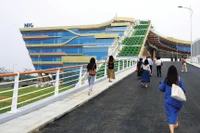 Ngày 28/10/2023, cơ sở thứ hai của NIC tại Hòa Lạc với quy mô và đầu tư hiện đại sẽ chính thức đi vào hoạt động sau 3 năm dồn sức thi công xây dựng. Ảnh: Lê Tiên