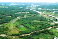 Mặt bằng thi công các gói thầu xây lắp đường Vành đai 3 TP.HCM đã cơ bản đủ điều kiện để khởi công. Ảnh: Tiên Giang