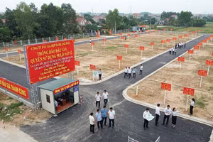 Đấu giá quyền sử dụng 90 lô đất ở tại xã Quảng Yên (Thanh Hóa). Ảnh minh họa: Ai