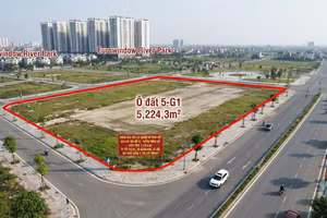Đấu giá quyền sử dụng đất khu đất bãi đỗ xe diện tích hơn 5.200m2 tại Đông Anh (Hà Nội). Ảnh minh họa: Ai