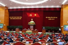 Hội nghị lần thứ hai Ban Chấp hành Trung ương Đảng khoá XIV khai mạc sáng 23/3 tại Hà Nội - Ảnh: VGP/Đức Tuân