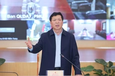 Bộ trưởng Trần Hồng Minh phát biểu chỉ đạo tại hội nghị - Ảnh: Tạ Hải