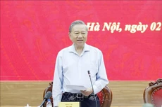 Tổng Bí thư Tô Lâm phát biểu - Ảnh: TTXVN