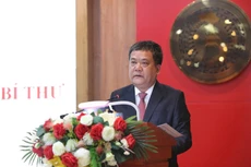 Đồng chí Trần Phong, Phó Bí thư Tỉnh ủy Khánh Hòa phát biểu nhận nhiệm vụ.