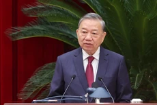 Tổng Bí thư Tô Lâm phát biểu bế mạc Hội nghị - Ảnh VGP/Nhật Bắc