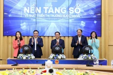 Khai trương Nền tảng số về phát triển thị trường nước ngoài - Ảnh: VGP/Hải Minh