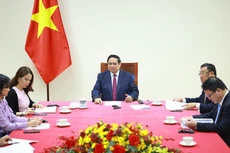 Thủ tướng Chính phủ đề nghị hai nước khẩn trương triển khai có hiệu quả các cam kết, thỏa thuận đã đạt được - Ảnh: VGP/Nhật Bắc