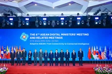 Lễ Khai mạc Hội nghị Bộ trưởng Số ASEAN (ADGMIN) lần thứ 6 đã được tổ chức trọng thể tại Hà Nội. (Ảnh: Minh Sơn/Vietnam+)