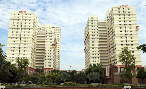 Dự án tái định cư Phú Mỹ.