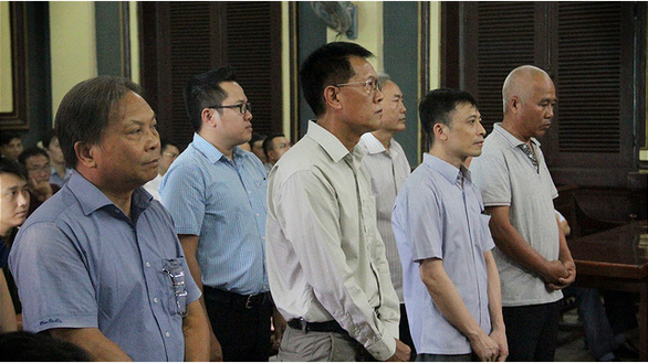 Các bị cáo tại tòa