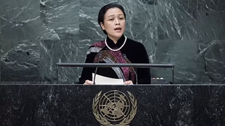 Đại sứ Nguyễn Phương Nga, Trưởng Phái đoàn đại diện thường trực Việt Nam tại Liên Hợp Quốc. Ảnh: UN