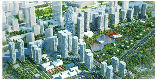 2 biệt thự công vụ nằm tại Khu đô thị Ngoại giao Đoàn, quận Bắc Từ Liêm, Hà Nội.