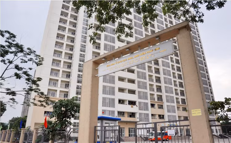 Một góc dự án xây dựng nhà ở cho học sinh, sinh viên Pháp Vân -Tứ Hiệp.