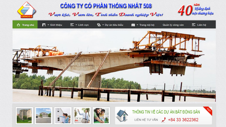 Công ty CP Thống Nhất 508 đứng đầu danh sách nợ thuế với quy mô trên 77 tỷ đồng