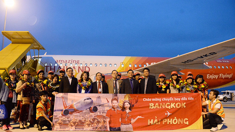 Vietjet khai trương đường bay Hải Phòng – Bangkok
