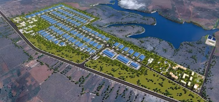 Phối cảnh tổng thể Khu công nghiệp Nam Pleiku