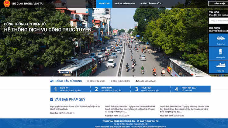 Khai trương dịch vụ công về cấp, đổi giấy phép kinh doanh vận tải