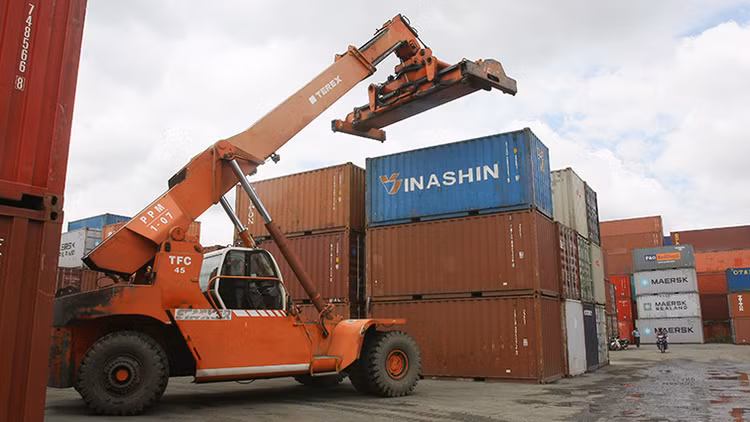 Trên địa bàn TP.HCM, hiện có 11 ICD kết nối với các cảng biển Vũng Tàu. Ảnh: Tường Lâm