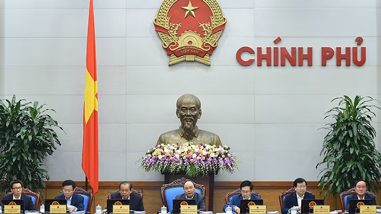 Phiên họp Chính phủ thường kỳ tháng 11/2016. Ảnh: VGP