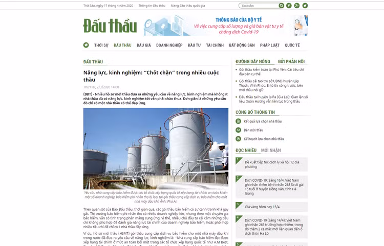 Những chỉ dấu về tiêu chí hạn chế nhà thầu trong HSMT