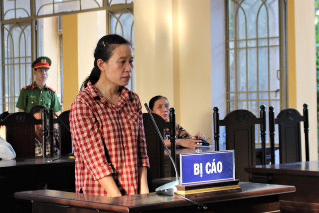 Bị cáo Nghĩa tại phiên tòa