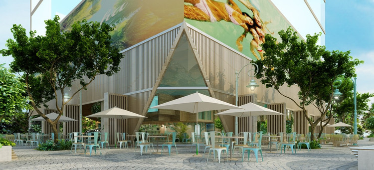 Phối cảnh hồ bơi vô cực của dự án.