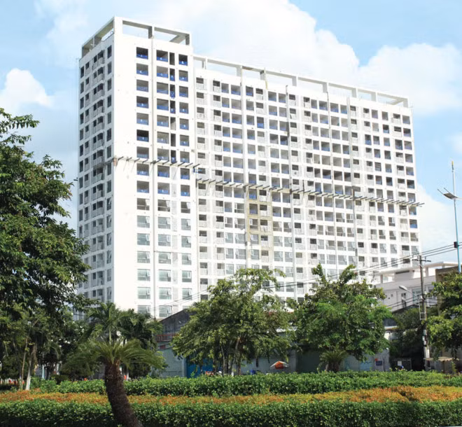 Dự án Cao ốc thương mại dịch vụ và căn hộ, địa chỉ tại 504 Nguyễn Tất Thành (quận 4, TP.HCM) nằm trong danh sách 60 dự án Bộ Tài chính đề nghị thanh tra.