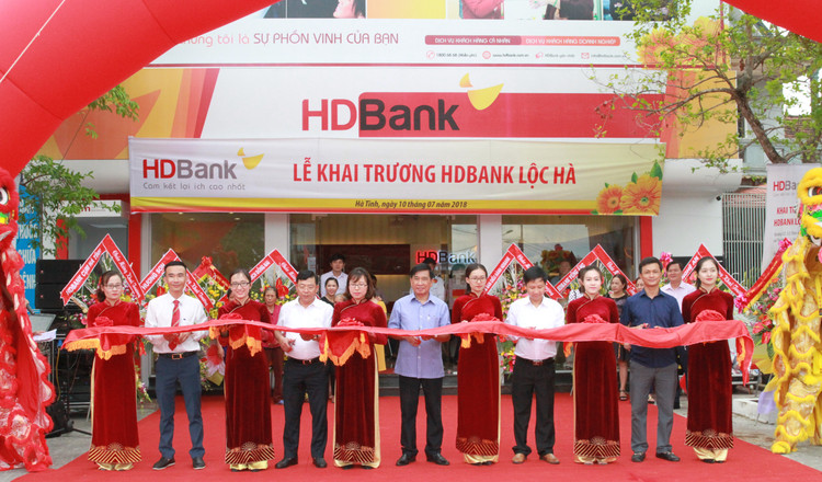 Khai trương HDBank Lộc Hà