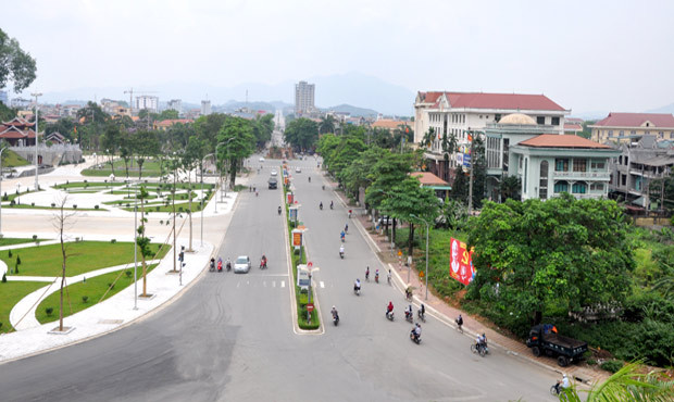 Một góc TP Tuyên Quang