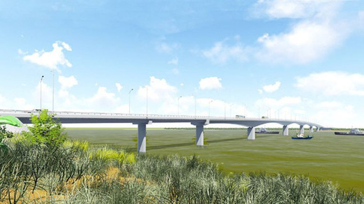 Phối cảnh cầu Cửa Hội