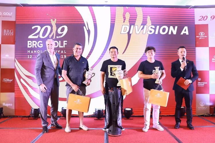 Các gôn thủ đứng đầu Bảng A tại BRG Golf Hà Nội Festival 2019