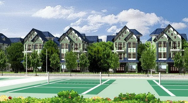 Khu biệt thự làng Đại học Thủ Đức. Ảnh minh họa.