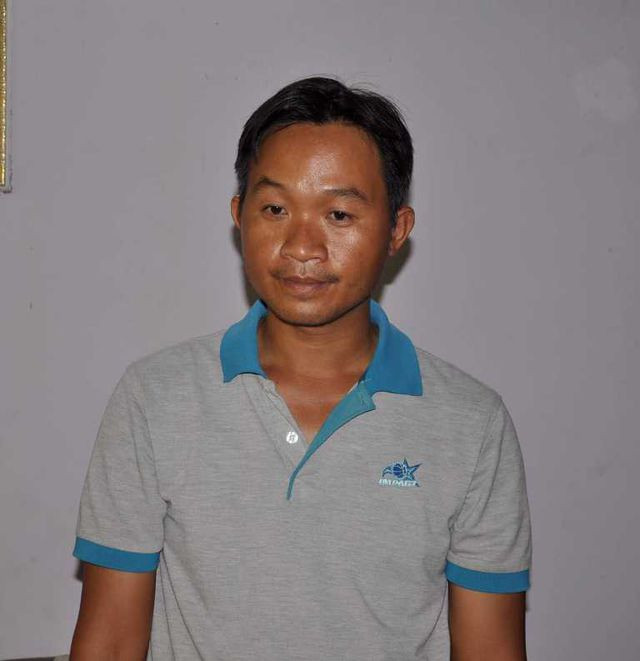 Bị can Phan Thanh Mộng tại cơ quan điều tra