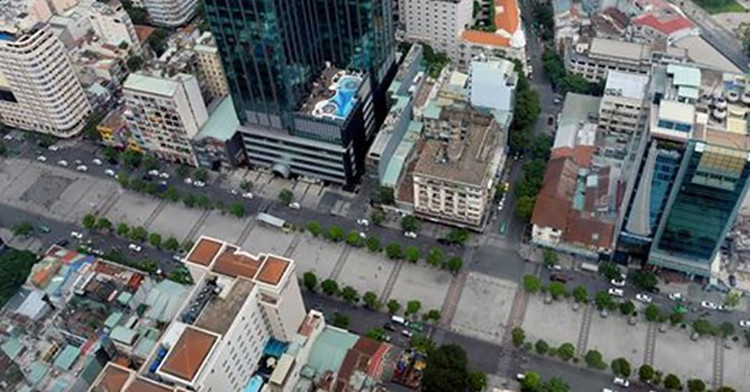 Khu tứ giác vàng được nhiều tập đoàn bất động sản lớn nhòm ngó.