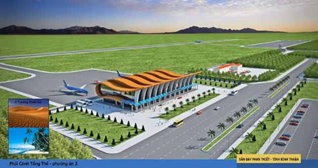 Dự án này sẽ kết nối sân bay Phan Thiết với hệ thống giao thông khu vực.