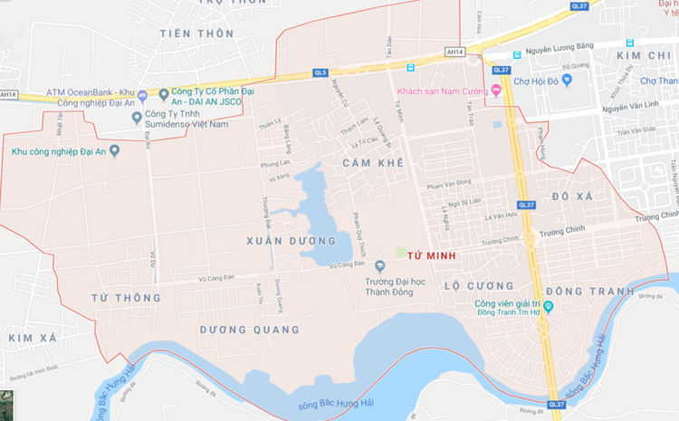 Dự án Đầu tư xây dựng Khu đô thị mới Xuân Dương, phường Tứ Minh, thành phố Hải Dương (tổng diện tích đất quy hoạch cho Dự án là 30,64 ha). Ảnh minh họa