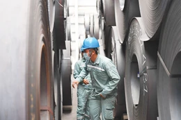 Sản lượng thép nội địa năm 2026 dự báo có thể tăng khoảng 12% so với năm 2025. Ảnh: Hoàng Anh