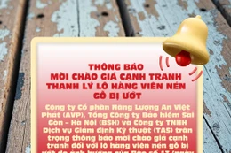 Mời chào giá cạnh tranh thanh lý lô hàng viên nén gỗ bị ướt