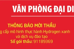Văn phòng GIZ tại Hà Nội thông báo mời thầu