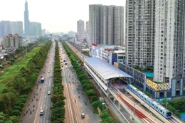 TP.HCM đã xây dựng kế hoạch đầu tư đồng loạt và hoàn thành 7 tuyến metro với tổng chiều dài 355 km từ nay đến năm 2035. Ảnh: Minh Trí