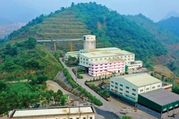 Công ty CP Đồng Tả Phời - Vinacomin được thành lập vào tháng 1/2009, là chủ sở hữu Nhà máy Tuyển đồng Tả Phời tại xã Tả Phời, tỉnh Lào Cai. Ảnh: Công Lý