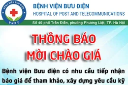Bệnh viện Bưu điện thông báo mời chào giá