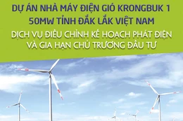 Công ty TNHH Đầu tư Năng lượng mới Krongbuk thông báo chào giá