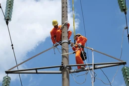 Gói thầu hỗn hợp số 01 Cung cấp vật tư, thiết bị và thi công xây lắp công trình MDMC năm 2025 tại Công ty Điện lực Sơn La đang được thực hiện dở dang. Ảnh minh họa: Nhã Chi