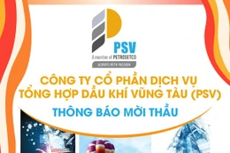 Công ty cổ phần Dịch vụ Tổng hợp Dầu khí Vũng Tàu thông báo mời thầu (Lựa chọn nhà cung cấp)