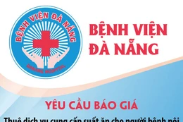 Bệnh viện Đà Nẵng yêu cầu báo giá